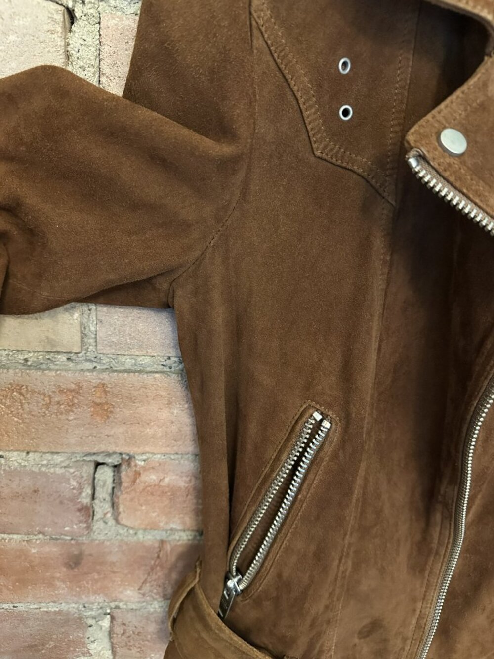 AllSaints Plait Western Biker Jacket — UK 10 / US 6 / EU 38 - Picture 8 of 16